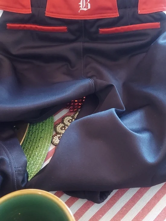 Unbranded Women's Black & Red Track Joggers - Picture 7 of 10